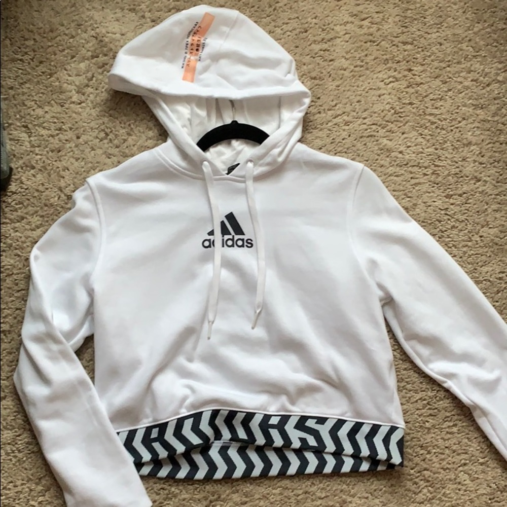 Adidas cropped hoodie